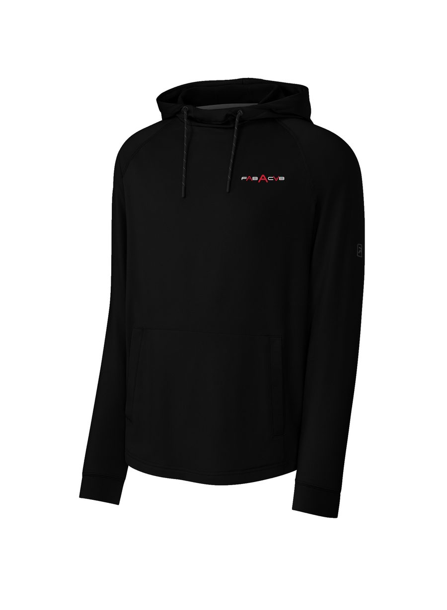 FabACab-decorated performance fleece hoodie